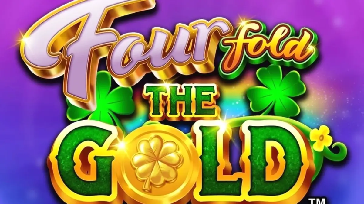 Leprechaun espacial em um cenário de galáxia no slot Fourfold the Gold